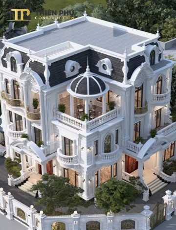 Xây biet thự binh tân 
